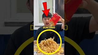 Dlaczego frytki McDonalds smakują tak dobrze 😲 shorts viral [upl. by Dorinda220]