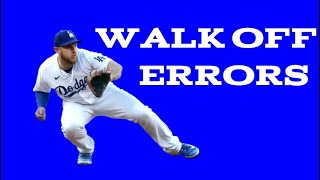 MLB  WalkOff Errors [upl. by Venetia579]