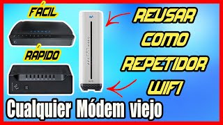 Convertir cualquier MÓDEM VIEJO en REPETIDOR WIFI o access point  Paso a paso para principiante [upl. by Mufinella]