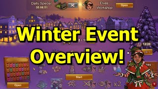 Forge of Empires 2022 Winter Event Overview Minigame Calendar Quests Elves Gift amp More [upl. by Kubetz]