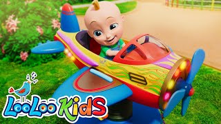 Vehicles Song 🚌🚚🚙 BEST KIDS MELODIES  Happy Kids Songs and Nursery Rhymes by LooLoo Kids [upl. by Oludoet]