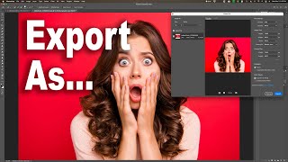 quotEXPORT ASquot in Photoshop [upl. by Talyah895]