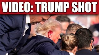 VIDEO TRUMP SHOT Assassination Attempt  July 13 2024 [upl. by Anielram]