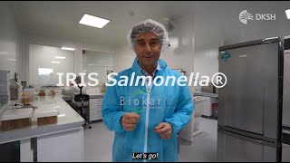 Salmonella detection with a chromogenic media  IRIS Salmonella by BIOKAR Diagnostics [upl. by Marron737]