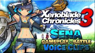 All Sena Voice Clips • Xenoblade Chronicles 3 • Gameplay  Battle Voice Lines Rebecca LaChance [upl. by Andrew]