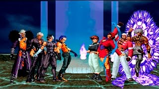 Kof Mugen ¡Soldados NESTS VS Orochi Team [upl. by Mendive341]