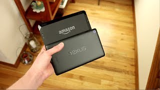 Kindle Fire HDX 7quot vs Nexus 7 2013 [upl. by Augusto]