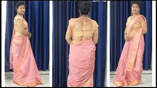 ❤ Ultra Low Waist Saree Draping ❤ [upl. by Lefty]