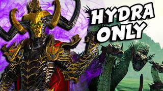 Can You Beat Total Warhammer 3 Using ONLY Hydras [upl. by Eelessej]