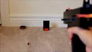 Lego SemiAuto Pistol Brickshooter [upl. by Glantz]