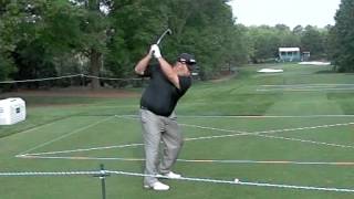 Kevin Stadler PGA Tour Slow Motion Iron Shot 2012 Wells Fargo [upl. by Sacrod]