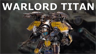 Warhammer 40k Biggest amp Most Expensive Model  Adeptus Titanicus  Warlord Titan Unit Review [upl. by Foscalina]