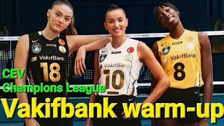 Vakifbank vertical mode warmup 2023 [upl. by Trocki]