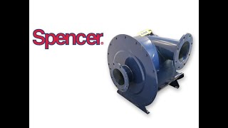 Used 30HP Spencer Centrifugal Pressure Blower 1450CFM [upl. by Bower]