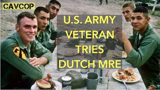 Trying Dutch MRE Common Items [upl. by Tadeo]