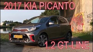 Review 2017 Kia Picanto 12 GTLine Smaakmaker voor échte GT [upl. by Archangel731]