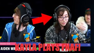 Kayla takes over Kreekcraft’s Live Stream [upl. by Kimmel]