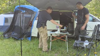 Car and Tent Camping with Tolbers CampingTick City [upl. by Roosnam591]