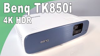 BENQ TK850i VIDEOPROJECTEUR 4K HDR le cinéma à la maison [upl. by Lzeil24]