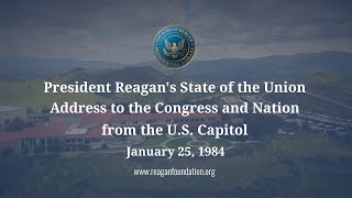 State of the Union President Reagans State of the Union Speech  12584 [upl. by Rosalee21]