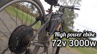 72v 3000w HIGH Power Ebike Build 100kmh Ebike Conversion Kit PART 2 [upl. by Aisiram]