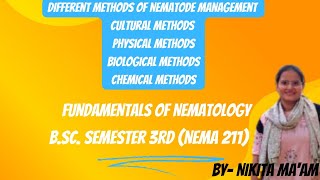 Different Methods of Nematode Management Cultural Physical Biological and Chemical Methods [upl. by Condon]