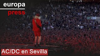 ACDC hace vibrar Sevilla con su hardrock en su primer concierto [upl. by Acirehs]