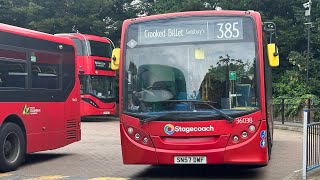 FRV 385 Chingford Station  Crooked Billet Sainsburys [upl. by Dhu]