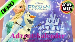 Adventskalender öffnen Disney FROZEN Eiskönigin Elsa Anna Olaf  Wir öffnen alle 24 Türchen [upl. by Meador]