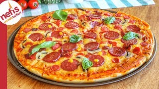 Abartmıyoruz 🏆 100000 Kişinin Denediği Tüm Zamanların En İyi Pizza Tarifi 🥇🙌🏻 [upl. by Ecinuahs849]