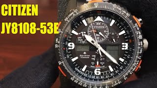 Citizen EcoDrive Promaster Skyhawk AT Solar Atomic Watch JY810853E [upl. by Nerine]