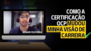 Renan Oliveira revela o peso da certificação OCP e por que escolheu esse caminho  DBAOCM [upl. by Eran185]