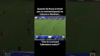 Che fa😂🫣 calcio calcioseriea calcioitaliano asroma derossi napoli [upl. by Norby905]