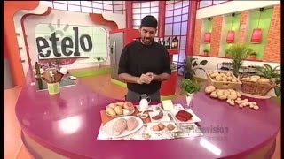 Receta churrasco de pollo con patata al horno [upl. by Helenka]