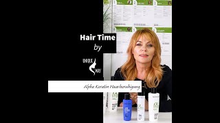 Schluss mit krausem Haar  Alpha Keratin Glättung  Behandlung von Selective Professional [upl. by Meeharb]