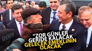 Özgür Özelden emeklilere söz Zor günler geride kalacak gelecek emeklinin olacak [upl. by Nirot]