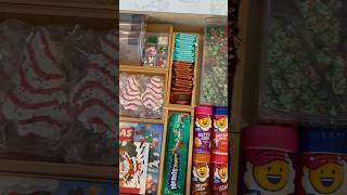 Christmas Movie Drawer🎅🏼🎬 christmas snacks candy movienight asmr restock viral short fyp [upl. by Gavra760]