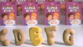 Alphabits Cereal Commercial [upl. by Keisling626]