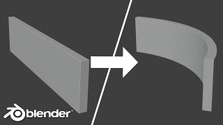 Simple DeformBend In Blender In 1 Min [upl. by Viviyan]