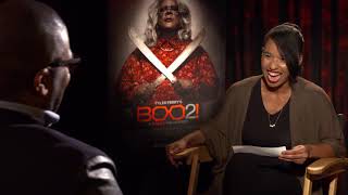 Boo 2 A Madea Halloween Tyler Perry Interview [upl. by Ylrebme614]