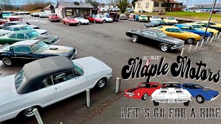 Classic Muscle Car Inventory 12924 Maple Motors Hotrods ForSale Deals Rides NEW American Lot Walk [upl. by Oidualc]