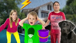 🌪️ FURTUNA a distrus 😱 PISCINA și CĂSUȚELE ⛈️ din CURTE [upl. by Oiramed183]