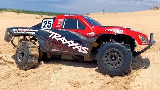 Traxxas Slash 4x4 “ULTIMATE BASHER BUILD” Takes on SILVER LAKE SAND DUNES [upl. by O'Malley]