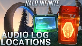 Halo Infinite Audio Logs Guide  All UNSC Banished and Forerunner Log Locations [upl. by Goodrow]