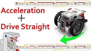 The Ultimate EV3 Acceleration MyBlock  Accel Plus DriveStraight [upl. by Ladnek]