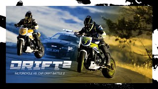 ICON  Motorcycle vs Car Drift Battle 2 [upl. by Sisi3]