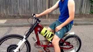 EBike Chopper electric chopper conversion [upl. by Nnarefinnej]