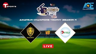 Live  Majestic vs On Field  ACT  Season 7  Cricket  ACE [upl. by Sucirdor]