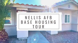 MILITARY BASE HOUSING TOUR 2022  Nellis Air Force Base [upl. by Schmidt863]