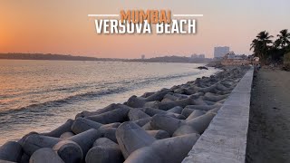 Versova Beach  Makeover in progress like Marine Drive  Mumbai [upl. by Eoj]